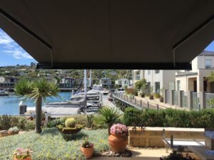 Australia Semi-Cassette Folding Arm Awning