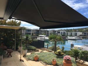 Australia Semi-Cassette Folding Arm Awning