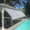 Italia Full Cassette and No Headbox Drop Arm Awnings