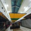 Pleated Patio Awning on Tracks
