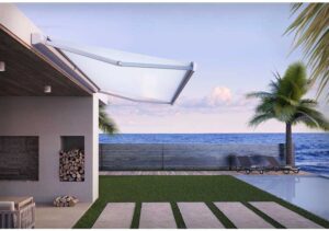 Base Plus Full Cassette Folding Arm Awning