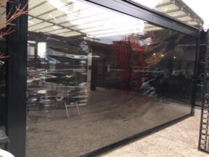 eZip Blind in Clear PVC or Screen fabric