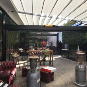 eZip Blind in Clear PVC or Screen fabric