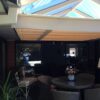 Pleated Patio Awning on Tracks