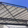 Pleated Patio Awning on Tracks