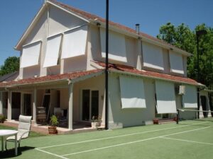 Drop Arm Awning