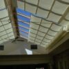 Pleated Patio Awning on Tracks