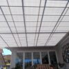Pleated Patio Awning on Tracks